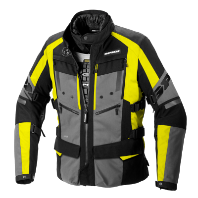 Geaca moto din textil SPIDI 4SEASON EVO Yellow Fluo