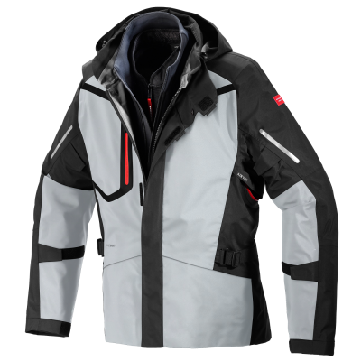 Geaca moto din textil SPIDI Mission-T H2Out Black/Ice