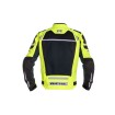 Geaca moto din textil Richa airstorm wp fluo, Negru/Galben thumb
