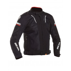 Geaca moto din textil Richa stormwind, Negru