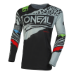Bluza motocross pentru copii O'neal mayhem wild v.23, Negru/Gri thumb