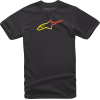 Tricou moto Alpinestars ageless fade, Negru