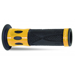 Mansoane moto Progrip Single Density , Negru/Galben Mansoane moto Progrip Single Density , Negru/Galben