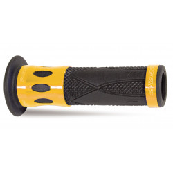 Mansoane motocross Progrip Double Density 728, Negru/Galben