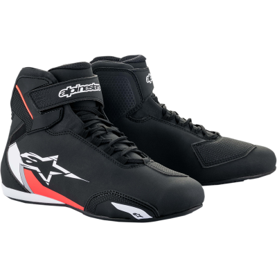 Pantofi Alpinestars sektor, Negru/Alb/Rosu