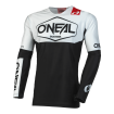 Bluza motocross pentru femei O'neal mayhem hexx V.23, Negru/Alb thumb
