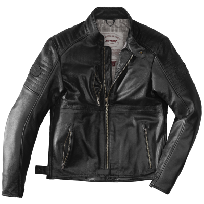 Geaca moto de piele Spidi clubber Extreme, Negru
