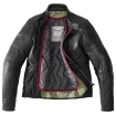 Geaca moto de piele Spidi vintage, Negru thumb