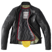 Geaca moto de piele Spidi vintage, Negru thumb