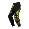 Pantaloni motocross O'neal element attack V.23, Negru/Galben fluo