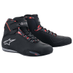 Pantofi Alpinestars Sektor Waterproof, Negru/Rosu thumb