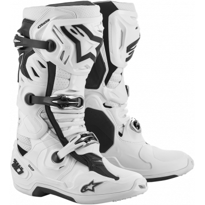 Cizme motocross ALPINESTARS TECH 10 WHITE SUPERVENTED