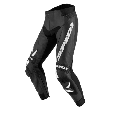 Pantaloni moto de piele Spidi rr pro 2 short, Negru/Alb