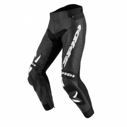 Pantaloni moto din piele Spidi rr pro 2 wind, Negru/Alb