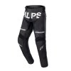 Pantaloni motocross pentru copii Alpinetars racer found, Negru/Alb