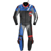 Combinezon moto de piele Spidi dp-progressive tour, Negru/Albastru/Rosu