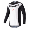 Bluza motocross Alpinestars fluid lurv, Negru/Alb