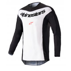 Bluza motocross Alpinestars fluid lurv, Negru/Alb