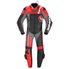 Combinezon moto de piele Spidi dp-progressive pro, Negru/Rosu