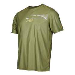 Tricou ciclism O'neal slickrock V.23, Verde/Negru