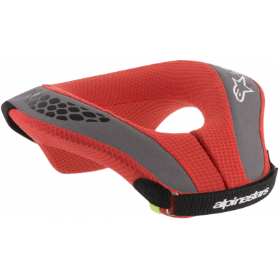 Guler de protectie pentru copii Alpinestars Sequence Neck Roll, Rosu/Negru