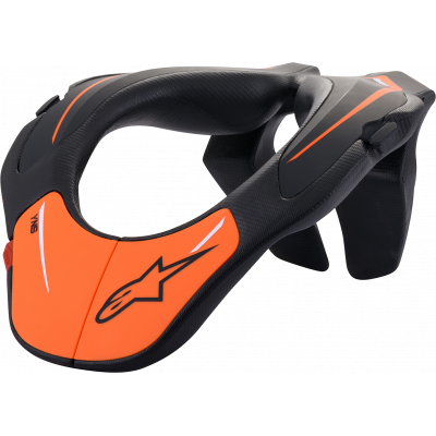 Guler de protectie pentru copii Alpinestars neck support, Negru/Portocaliu