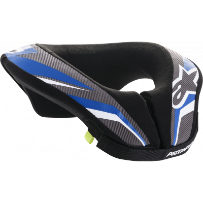 Guler de protectie pentru copii Alpinestars sequence Neck Roll, Negru/Albastru