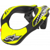 Guler de protectie pentru copii Alpinestars neck support, Negru/Galben Fluo