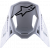 Cozoroc pentru casca motocross  Alpinestars supertech M8, Gri/Negru thumb