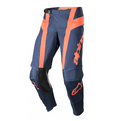 Pantaloni motocross Alpinestars techstar arch, Albastru/Portocaliu