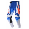 Pantaloni motocross Alpinestars racer semi, Albastru/Alb/Portocaliu