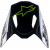Cozoroc  pentru casca motocross Alpinestars supertech M8, Negru/Verde thumb