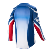 Bluza motocross Alpinestars racer semi, Alb/Albastru/Rosu Bluza motocross Alpinestars racer semi, Alb/Albastru/Rosu thumb