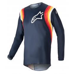 Bluza motocross Alpinestars fluid corsa, Albastru Bluza motocross Alpinestars fluid corsa, Albastru