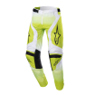 Pantaloni motocross pentru copii Alpinestars racer push, Alb/Galben fluo Pantaloni motocross pentru copii Alpinestars racer push, Alb/Galben fluo thumb