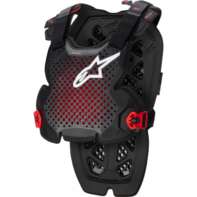 Armura de protectie Alpinestars A-1, Neru/Rosu