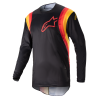 Bluza motocross Alpinestars fluid corsa, Negru
