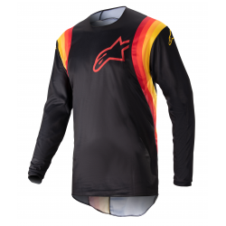Bluza motocross Alpinestars fluid corsa, Negru Bluza motocross Alpinestars fluid corsa, Negru