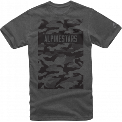 Tricou moto Alpinestars tee terra, Gri/Negru Tricou moto Alpinestars tee terra, Gri/Negru