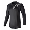 Bluza motocross Alpinestars racer graphite S23, Negru/Alb