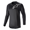 Bluza motocross Alpinestars racer graphite S23, Negru/Alb thumb