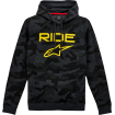 Hanorac moto Alpinestars hoodie area, Gri/Galben Hanorac moto Alpinestars hoodie area, Gri/Galben thumb