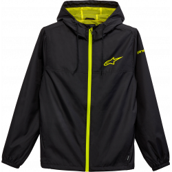Hanorac moto Alpinestars wind treq, Negru/Galben fluo Hanorac moto Alpinestars wind treq, Negru/Galben fluo