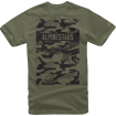 Tricou moto Alpinestars tee terra, Verde/Negru thumb