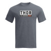 Tricou moto Thor combat graphic heather tee, Gri