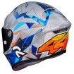 Casca HJC rpha 1 pol esparago, Albastru/Gri thumb