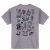 Tricou moto Icon Stick-N-Poke, Gri Tricou moto Icon Stick-N-Poke, Gri thumb