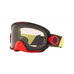 Ochelari motocross Oakley O Frame 2.0 Pro MX Goggle Tuff Blocks Yellow Red Clear Lens Ochelari motocross Oakley O Frame 2.0 Pro MX Goggle Tuff Blocks Yellow Red Clear Lens