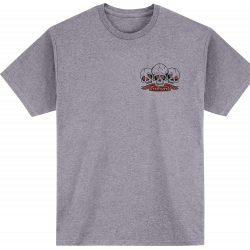 Tricou moto Icon Stick-N-Poke, Gri Tricou moto Icon Stick-N-Poke, Gri