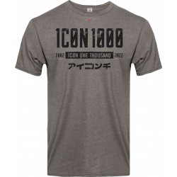 Tricou moto Icon memento, Gri Tricou moto Icon memento, Gri